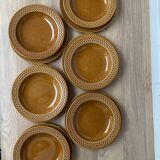 Set of 12 Pagnossin earthenware plates
