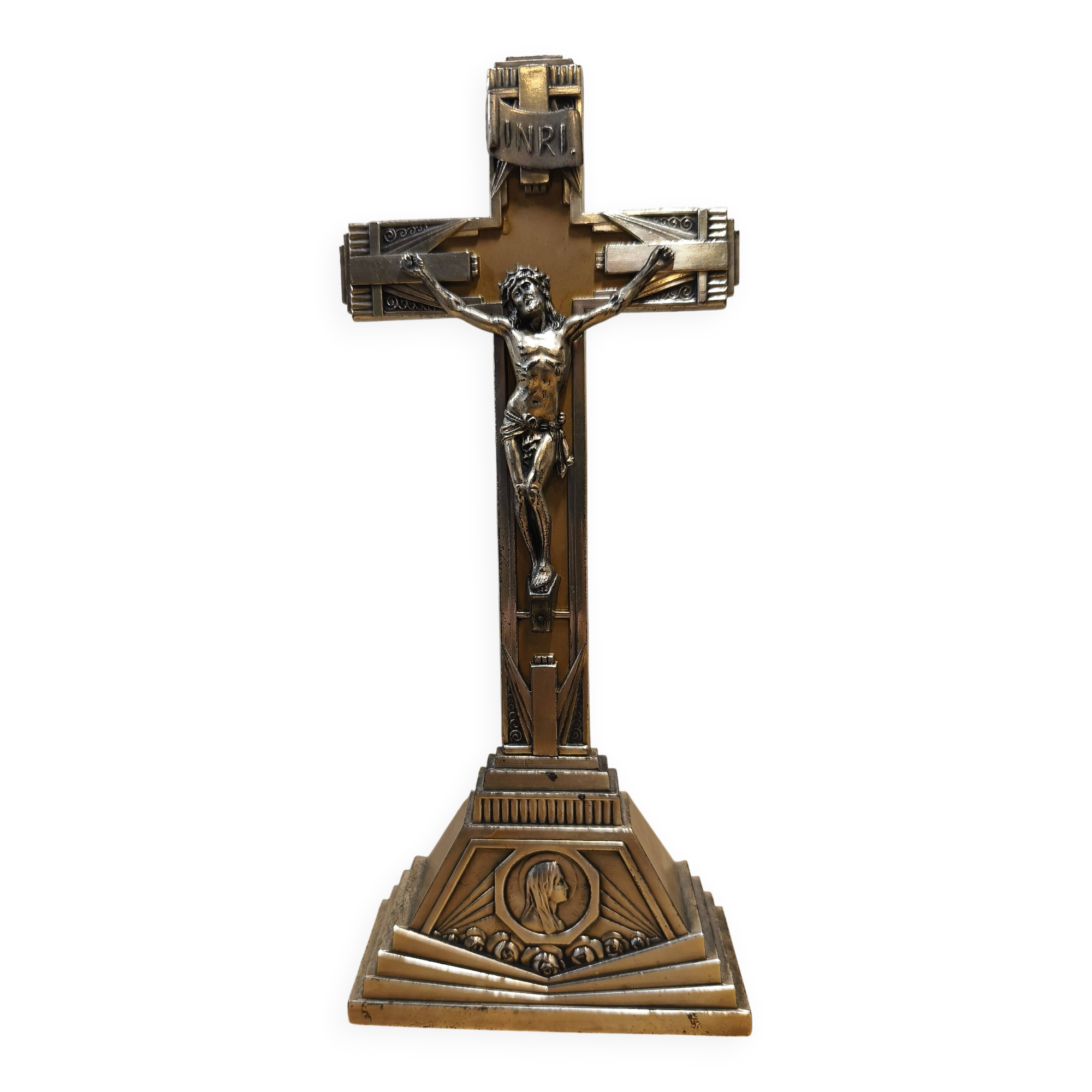 Large Art Deco crucifix