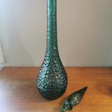 Large vintage bubble carafe
