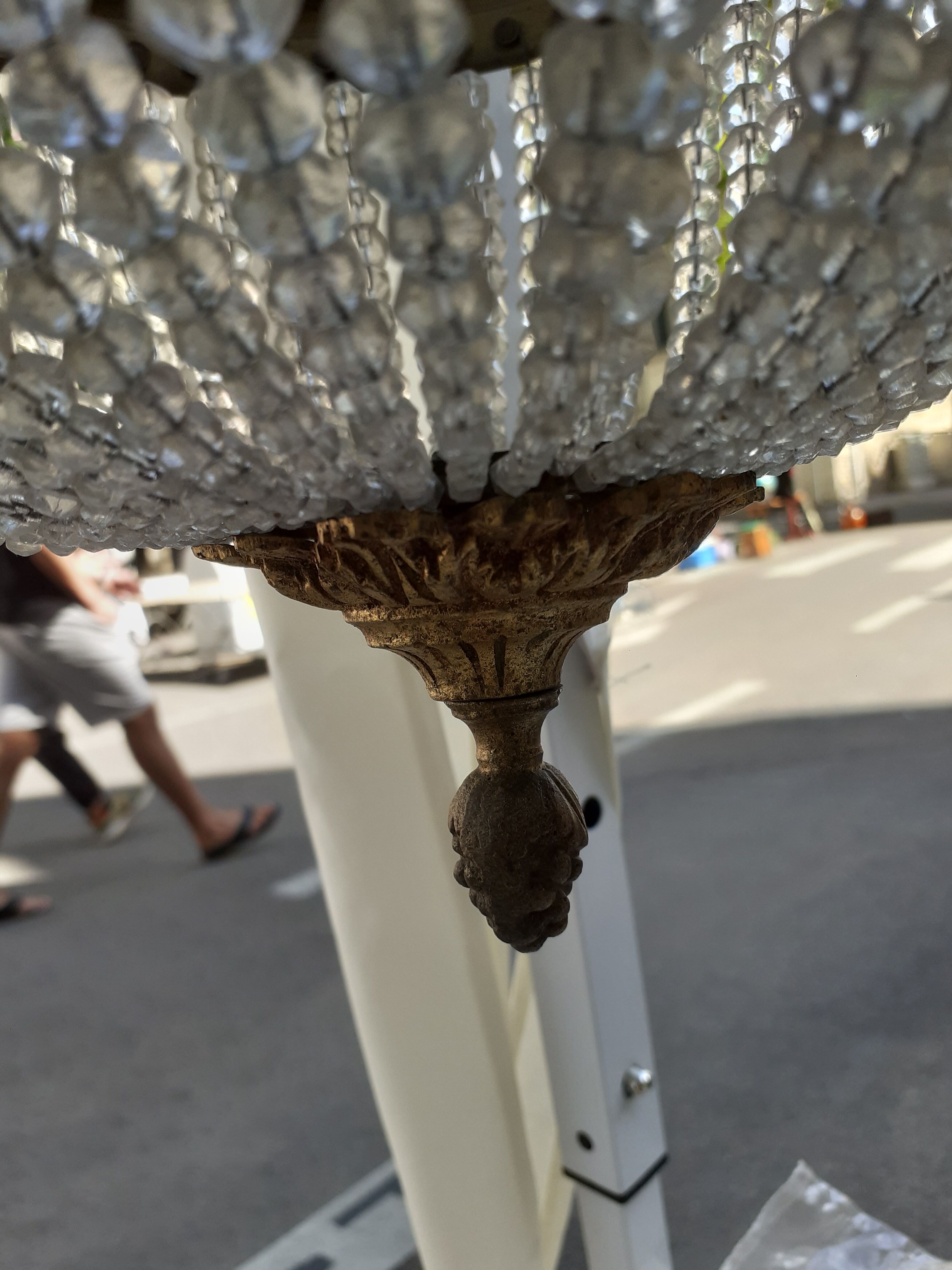 Trash chandelier