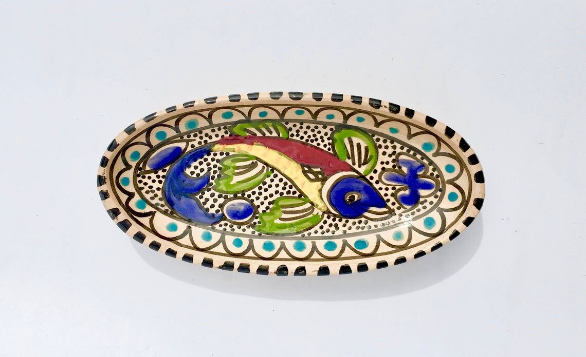 Céramique espagnole d’un poisson vers 1930
