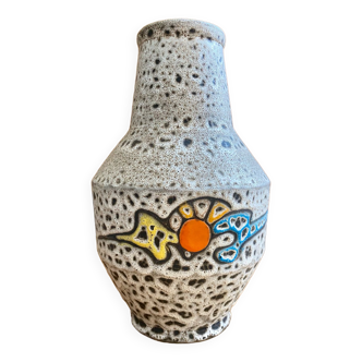 Ceramic vase signed Marius Bessone Vallauris 24 cm