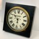 Pendule horloge bois cuivre house charvet lyon