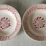 Set of 6 hollow plates Versailles