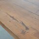 Antique French oak dining table for 6 to 8 people with three drawers