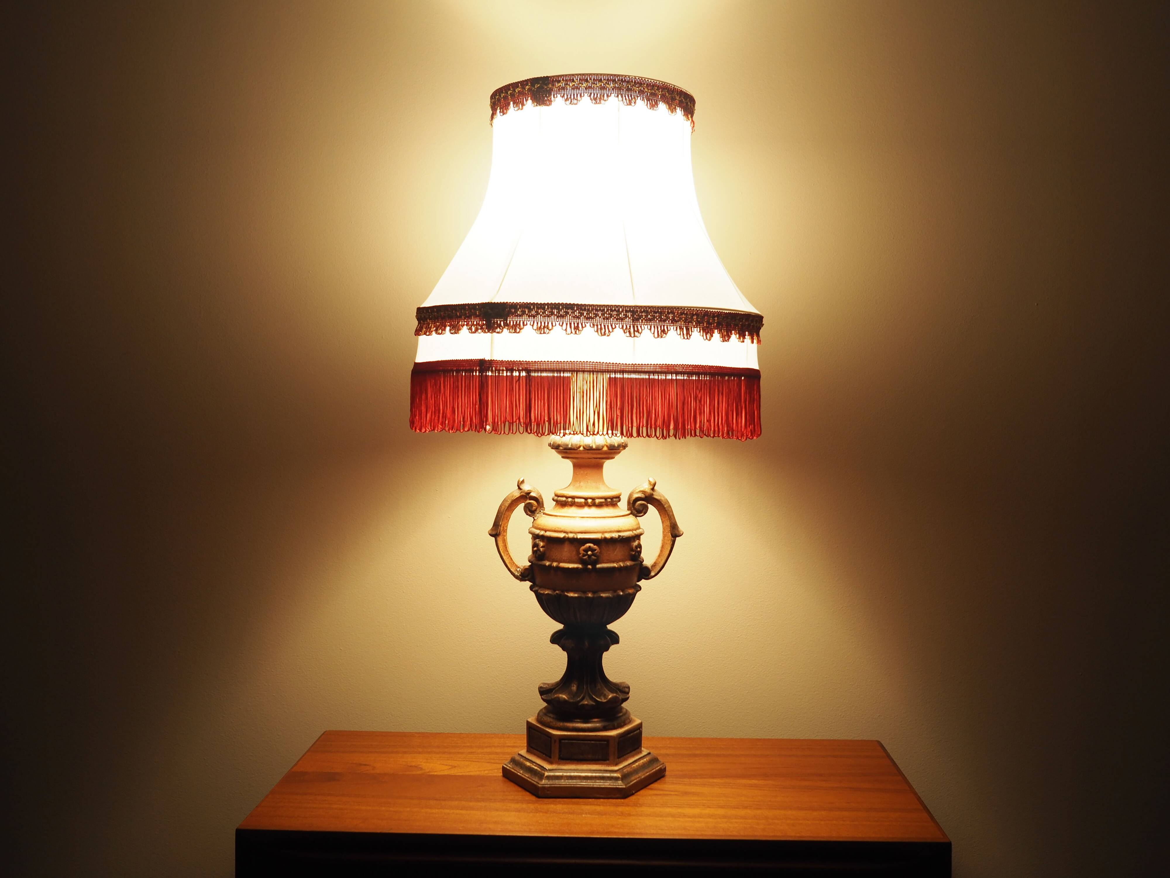 Ceramic lamp, Danish design, 1970s, production: Denmark