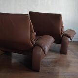 Saporiti Armchair and Ottoman Set