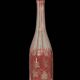 Old Baccarat crystal decanter with grape vine leaf decor