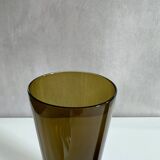 Mid-century glass vases, crystal glass, 60's vase, vintage interior