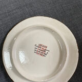 Cercolon plate 1970 enamel gilded with 24k gold