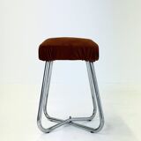 Vintage Bauhaus tubular frame stool