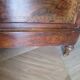 Antique oak burr chest of drawers - 4 drawers - marquetry inlay from the early 21st century