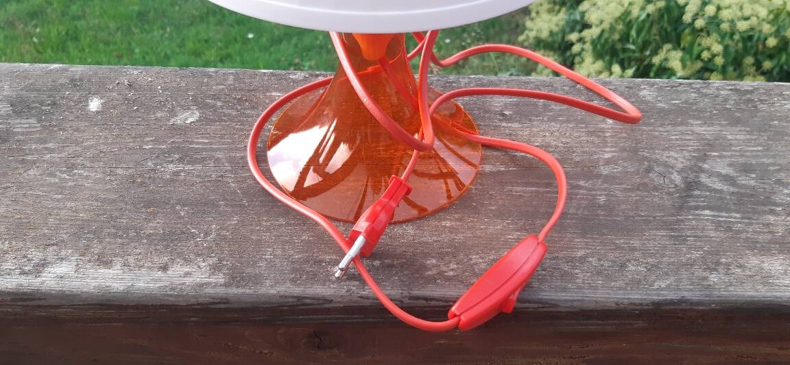 Orange lamp by Carl Ojerstam for IKEA