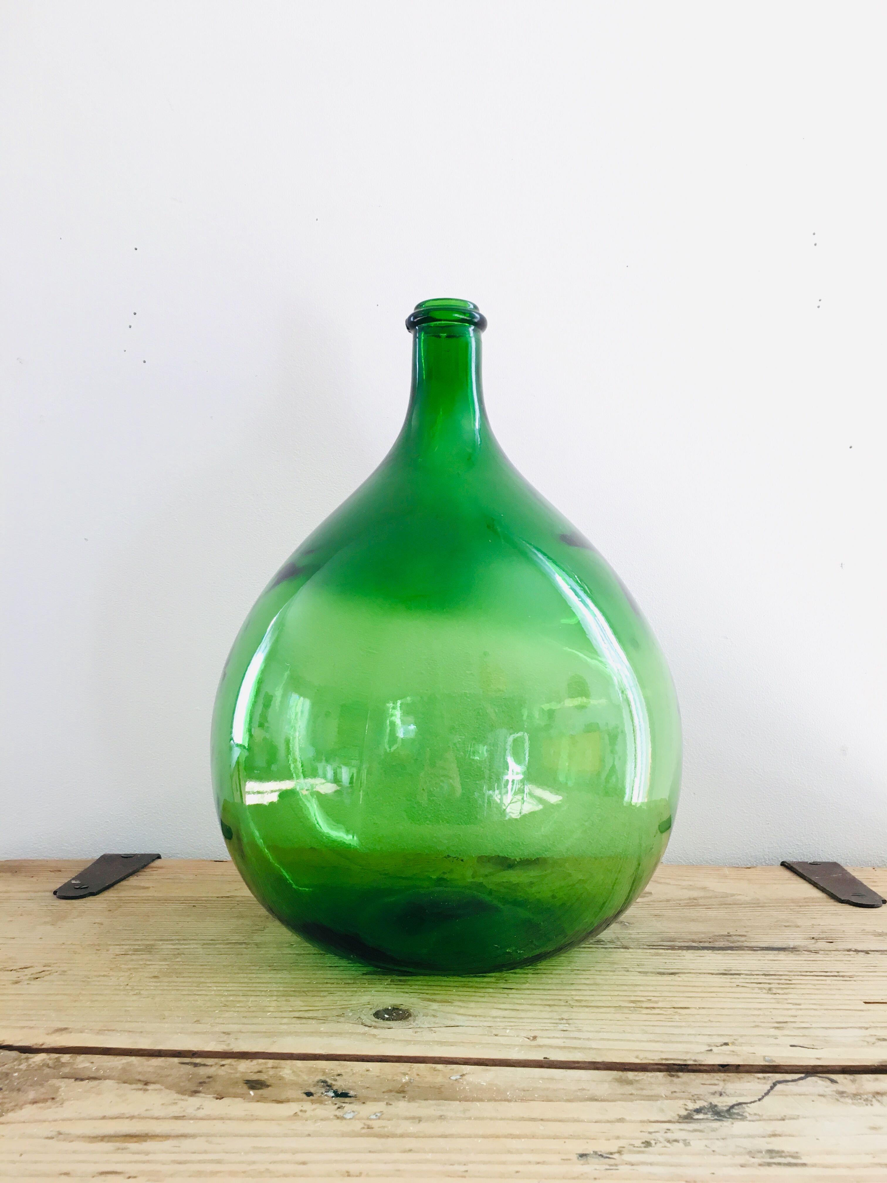 Demijohn green 10 liters