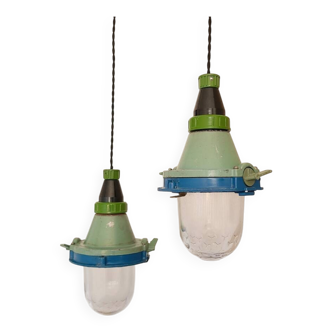 Ancienne lampe industrielle soviétique CCCP