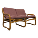 Vintage 1970s Scandinavian Bamboo Sofa