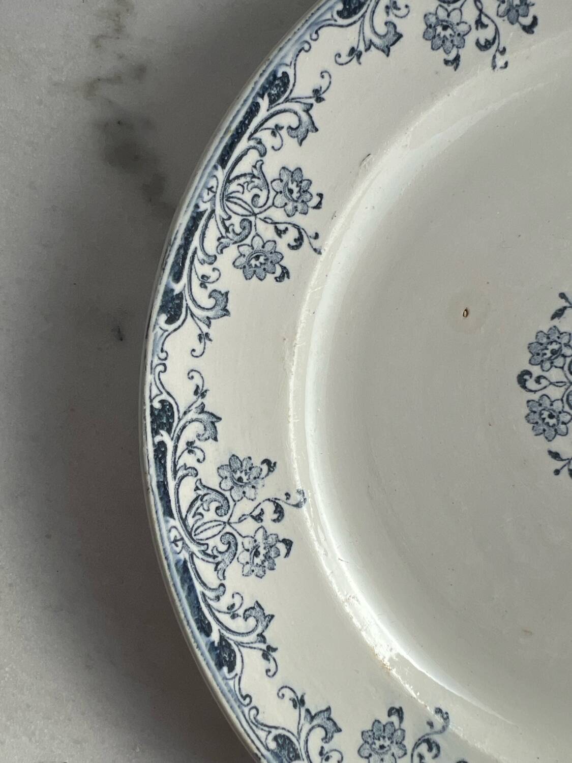 Cute iron earth plate Sarreguemines