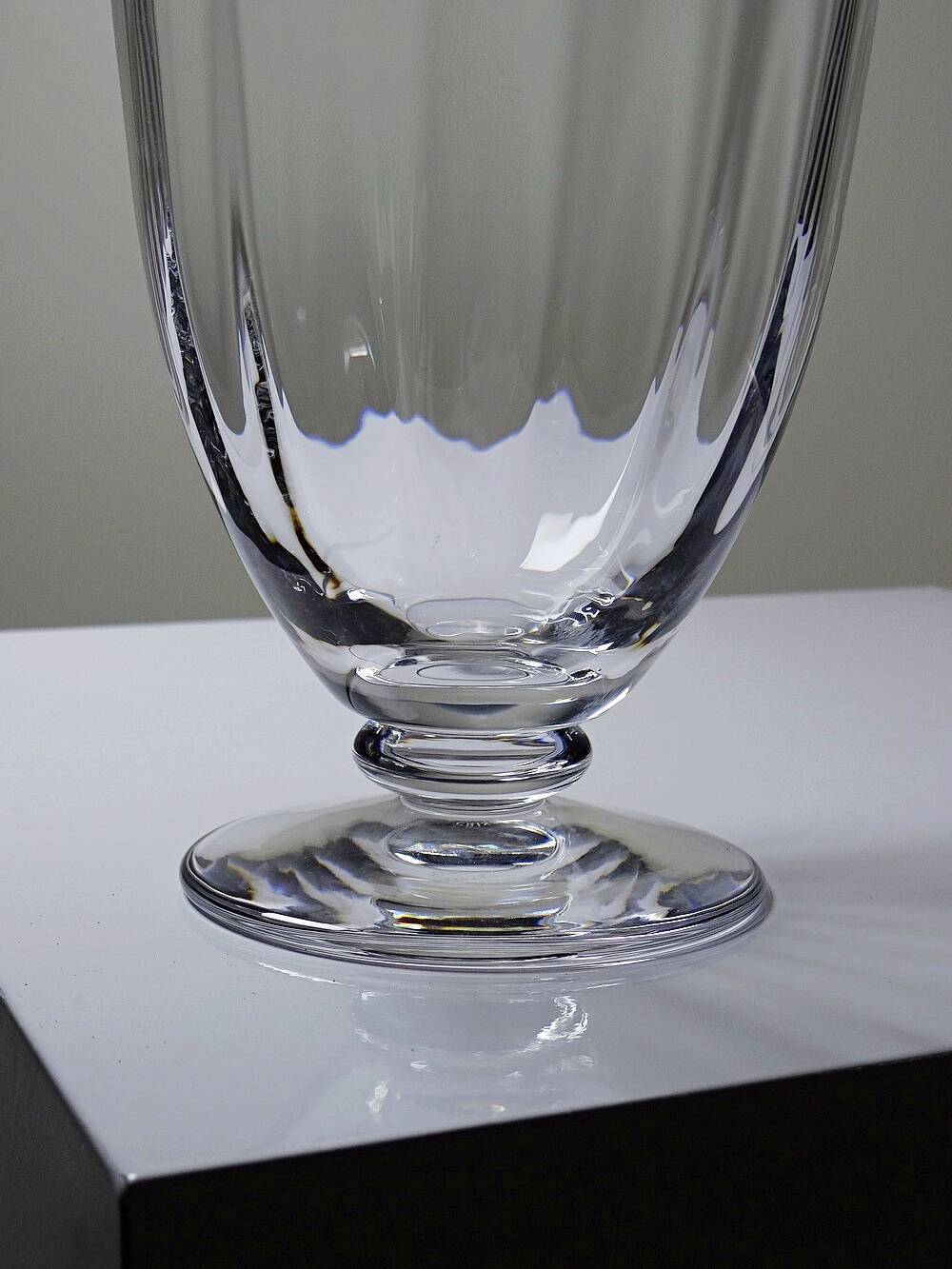 Grande carafe à décanter cristal de Sèvres vintage années 1970-1980