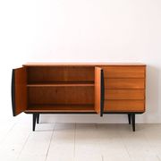 Scandinavian sideboard with black details