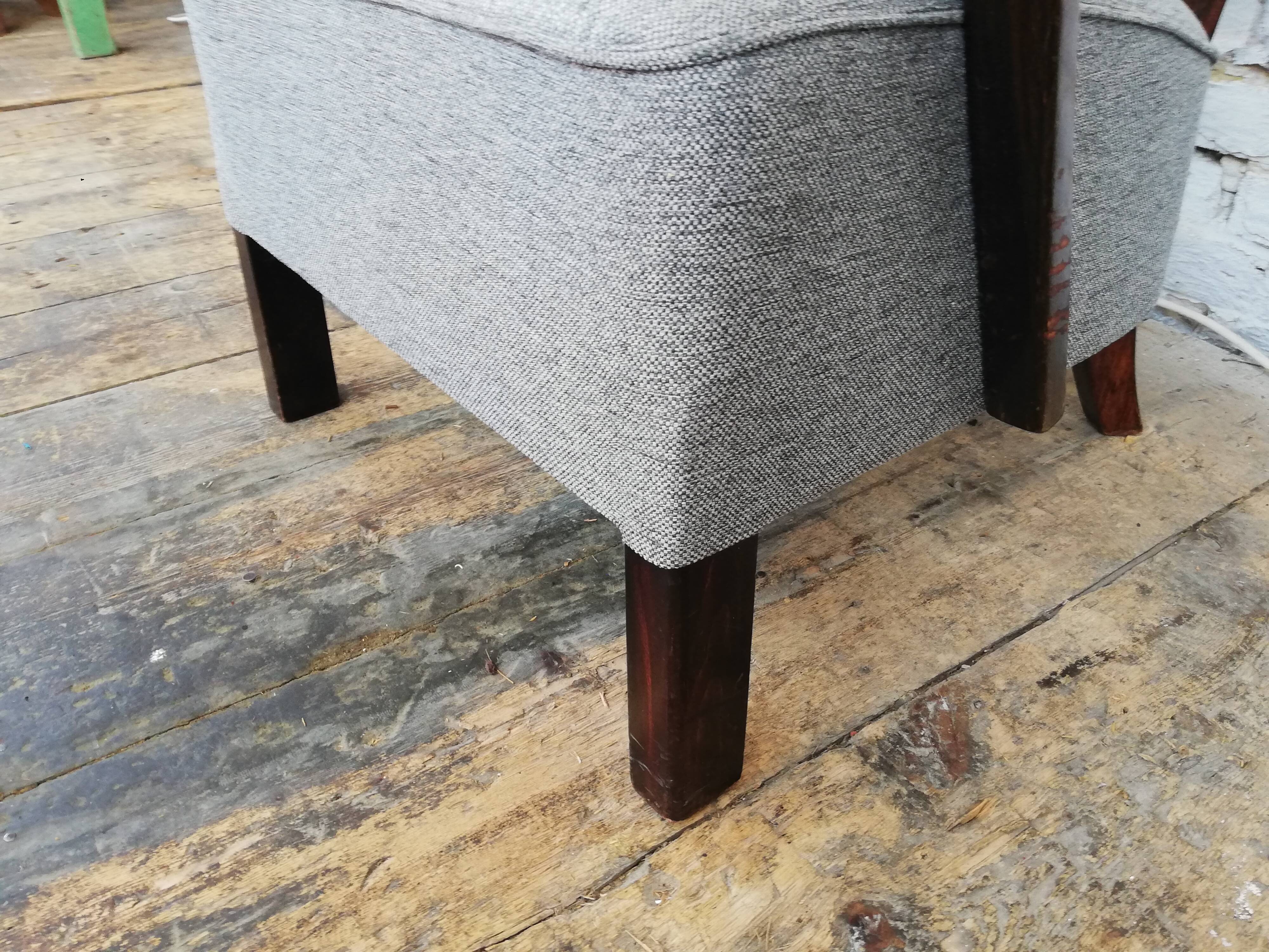 Pair of Halabala cocktail armchair, Czech, 1940