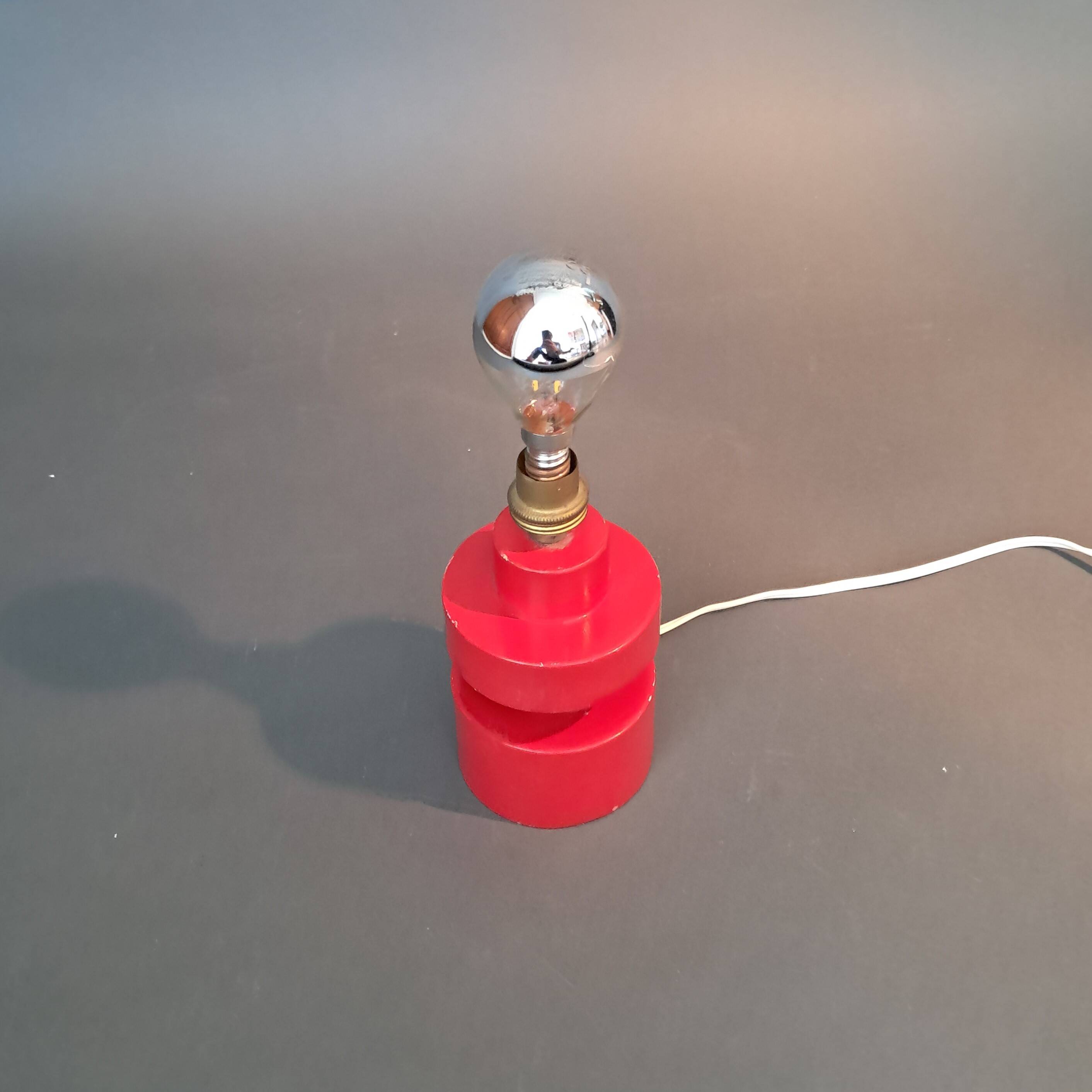 Modernist wooden lamp 1940/1950.