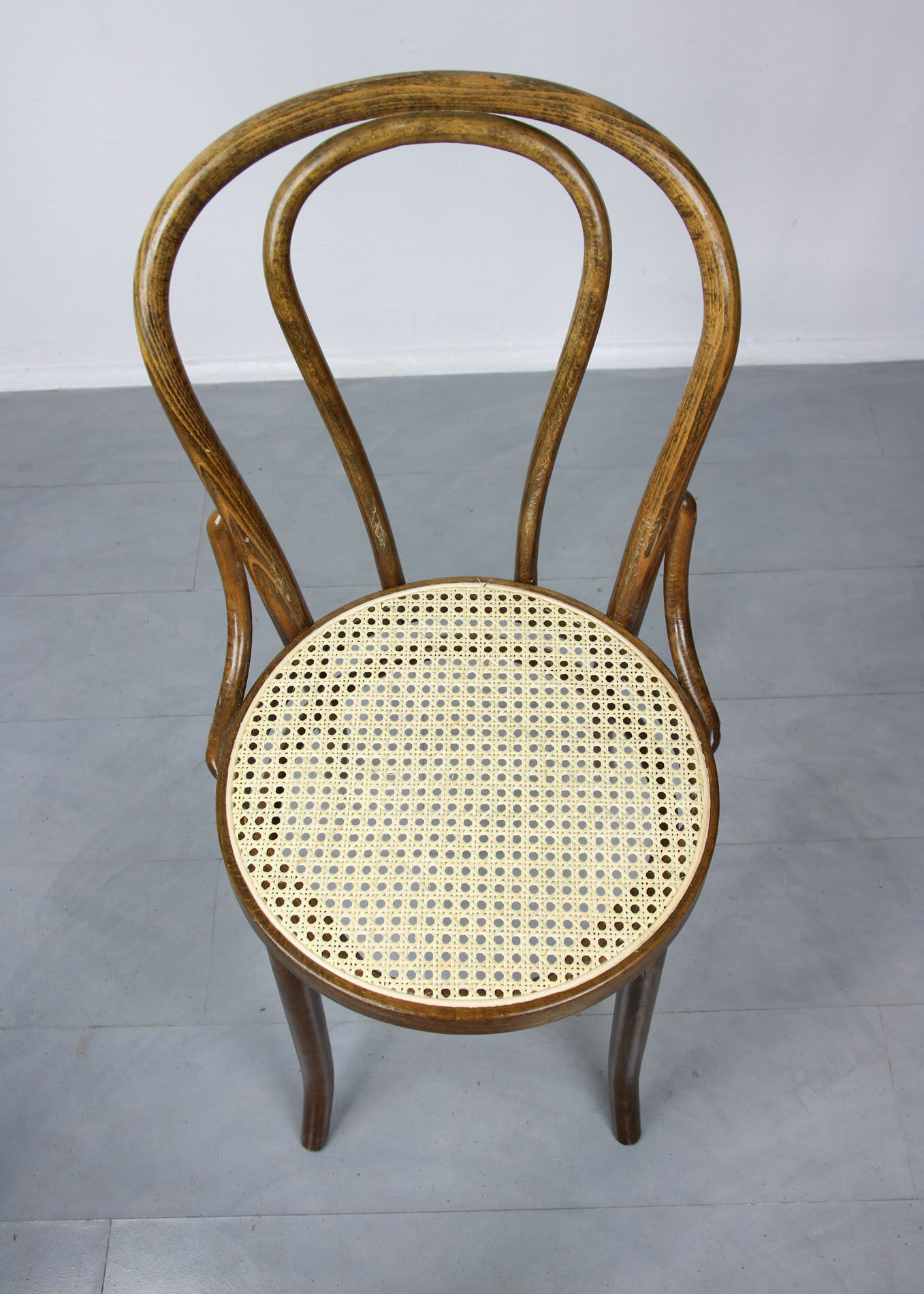 Pair of bentwood brown chairs