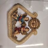 Very realistic angel figurines in resin, signed and handmade in Italy.