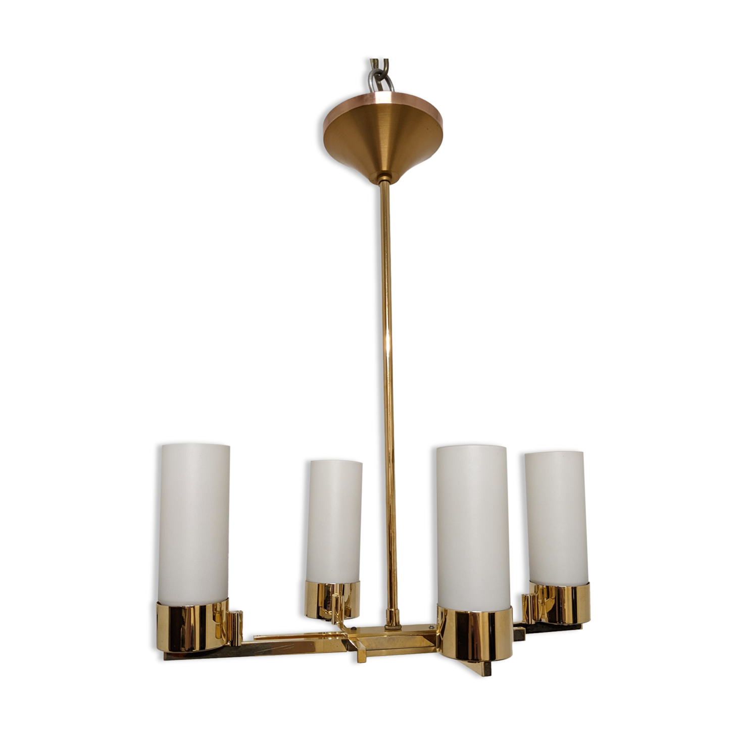 Arlus chandelier with 4 fires from the 50s/60s