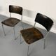 Set of 6 stackable chairs designed by Gustav Hassenpflug, Bauhaus, 1940s.