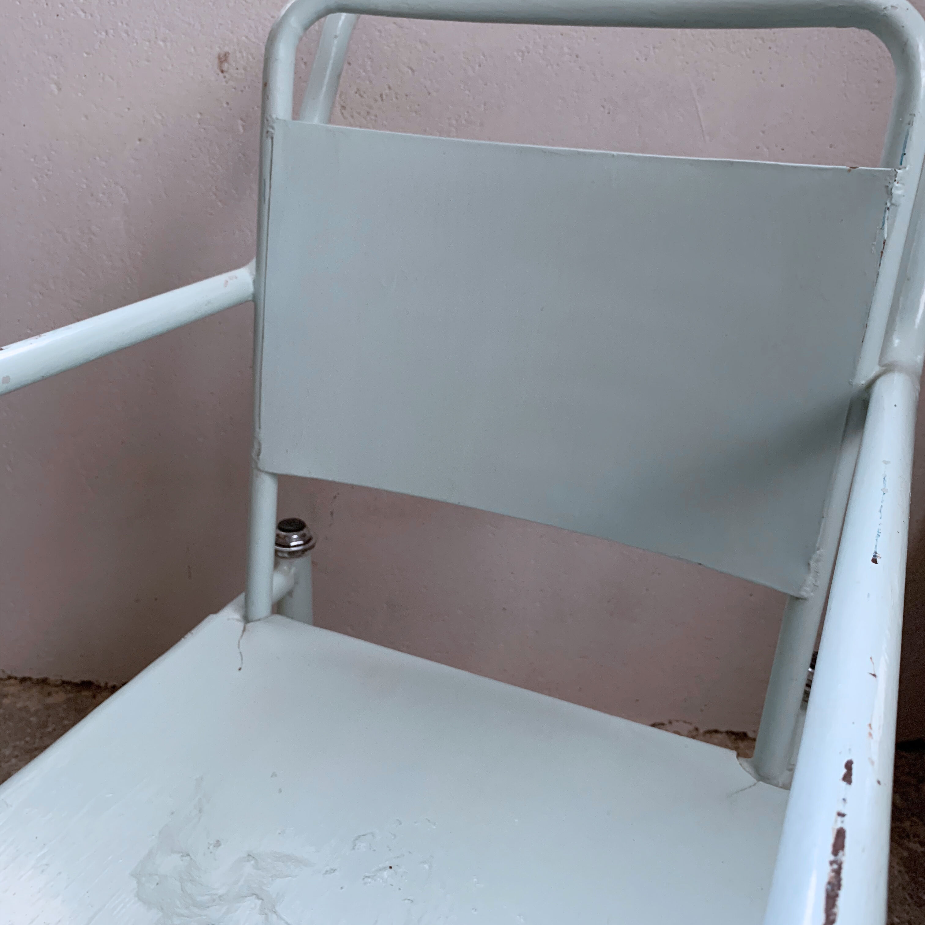 Former hospital wheelchair in the early 20th century