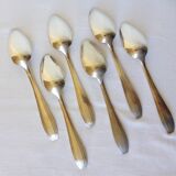 6 Apollo Art Deco Style Soup Spoons
