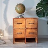 Wooden trade furniture with 4 drawers, 1960s