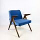 Blue Ocean Bunny Armchair by Józef Chierowski 1970s