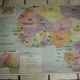 Map Africa black