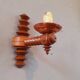 Wall Light 1940s Brutalist Dgl by Charles Dudouyt