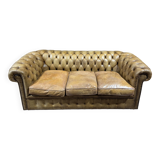Leather Chesterfield sofa