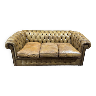 Canapé Chesterfield en cuir