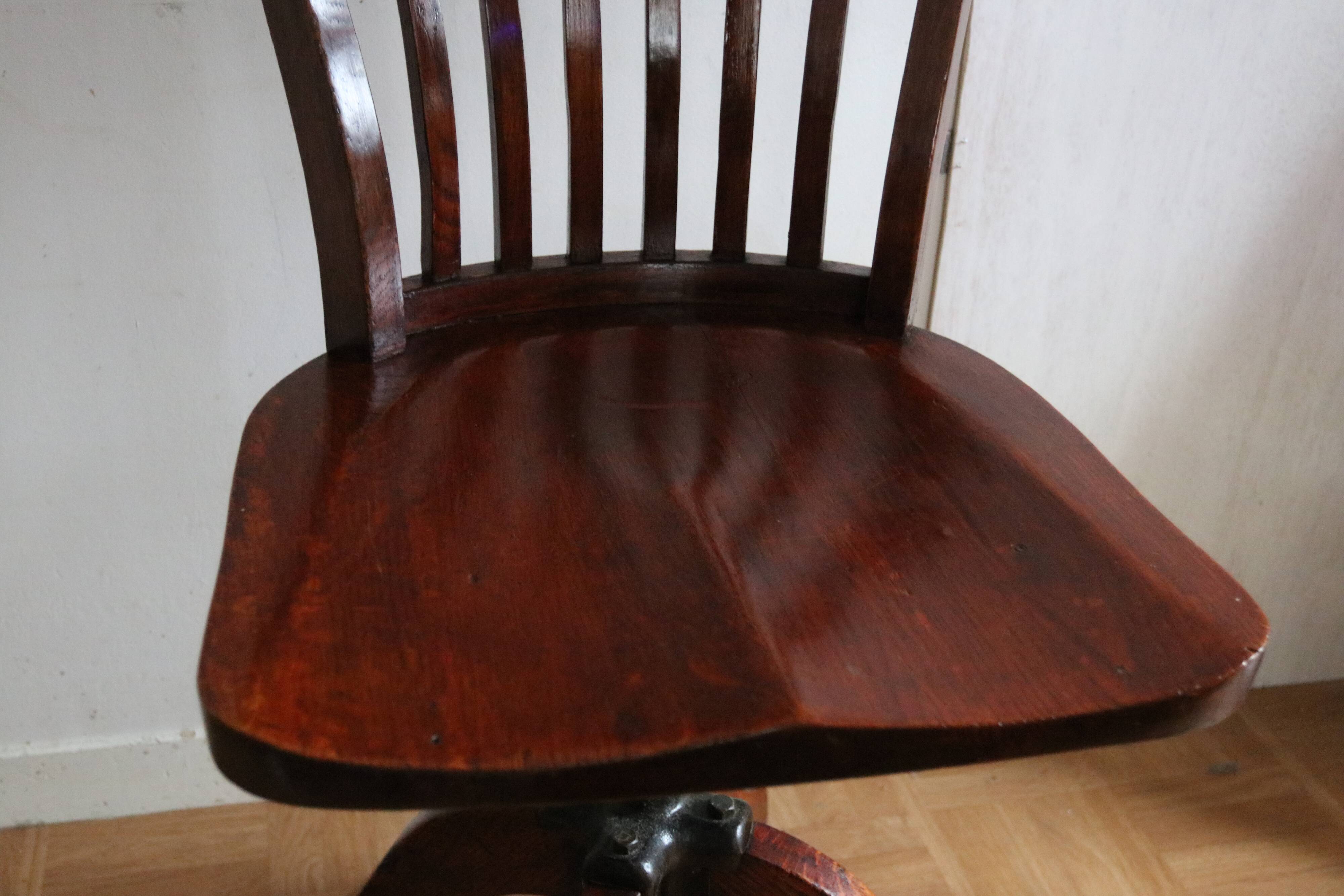 Old American wooden chair
