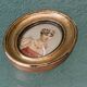 Portrait miniature, First Empire style, signed H. Roux.