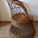 Vintage wicker chair