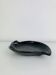 Black ceramic catchall, organic shape, vintage.