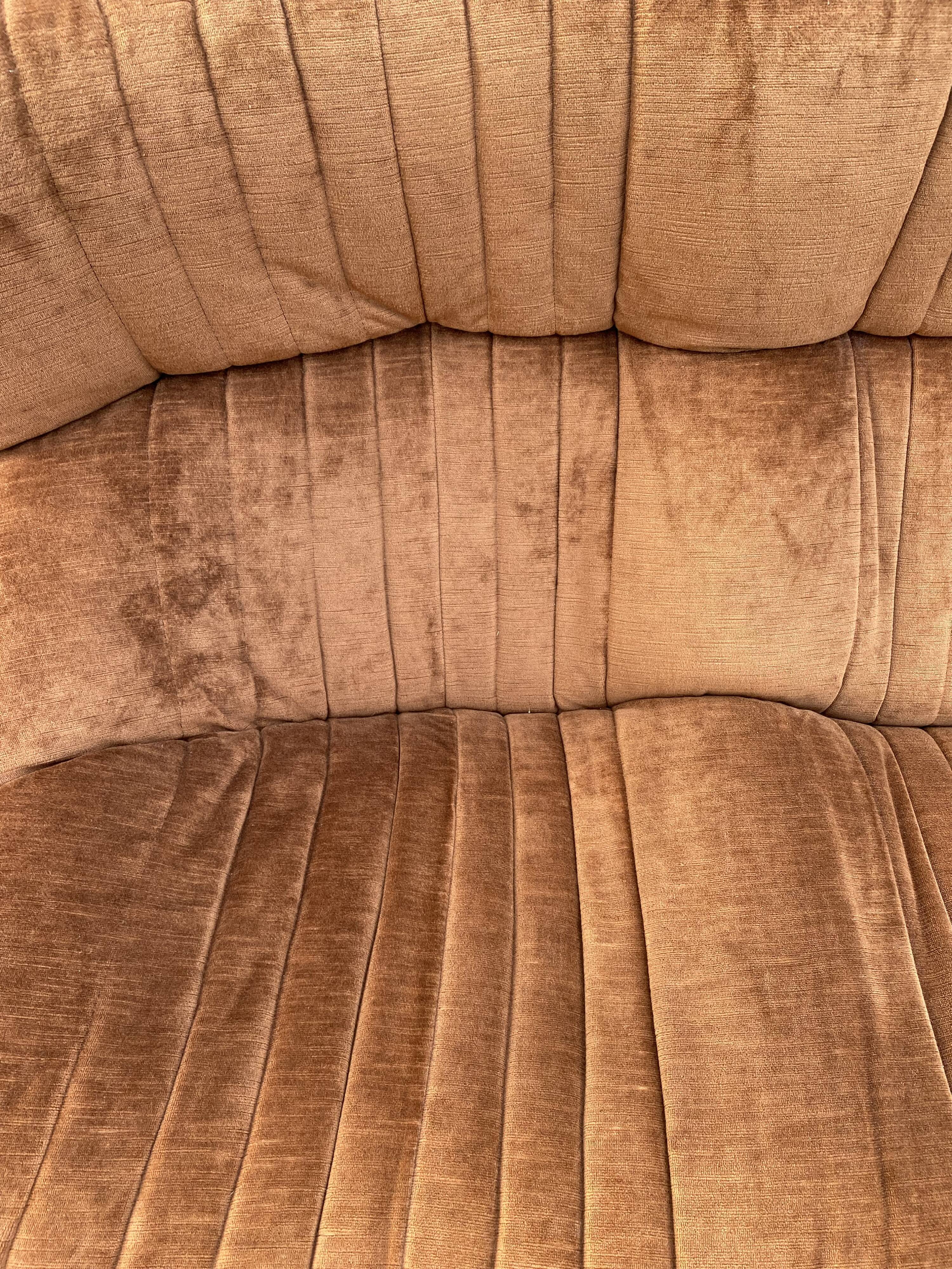 Sofa and pouf Aralia by Michel Ducaroy, Ligne Roset edition