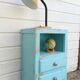 Blue bedside