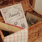 Braided wicker trunk