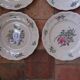 10 earthenware plates from lunéville kg, keller and guerin, model reverbere