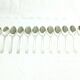Christofle – 12 Silver-Plated Metal Sauce Spoons Dax Model