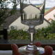 Set of 6 antique glass port glasses or aperitif Mirabeau style
