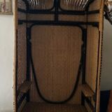 Fauteuil cabine canné années 1900