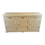 Buffet vintage en bois beige