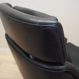 Fauteuil pivotant, design danois, années 1970, designer : Werner Langenfeld, fabrication : Esa